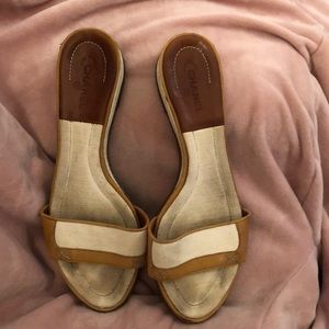 CHANEL Sandals/Slides size 38 eu or size 8 is
